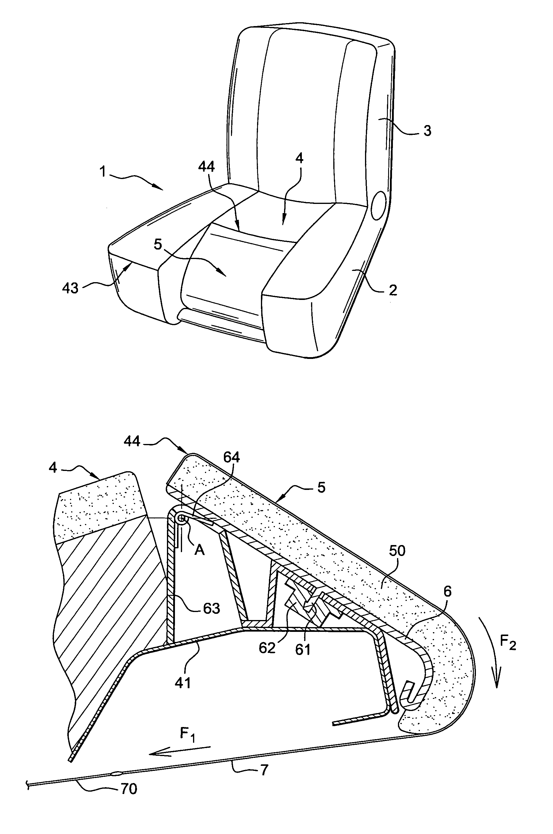 Automobile vehicle seat adaptable to accommodate a child