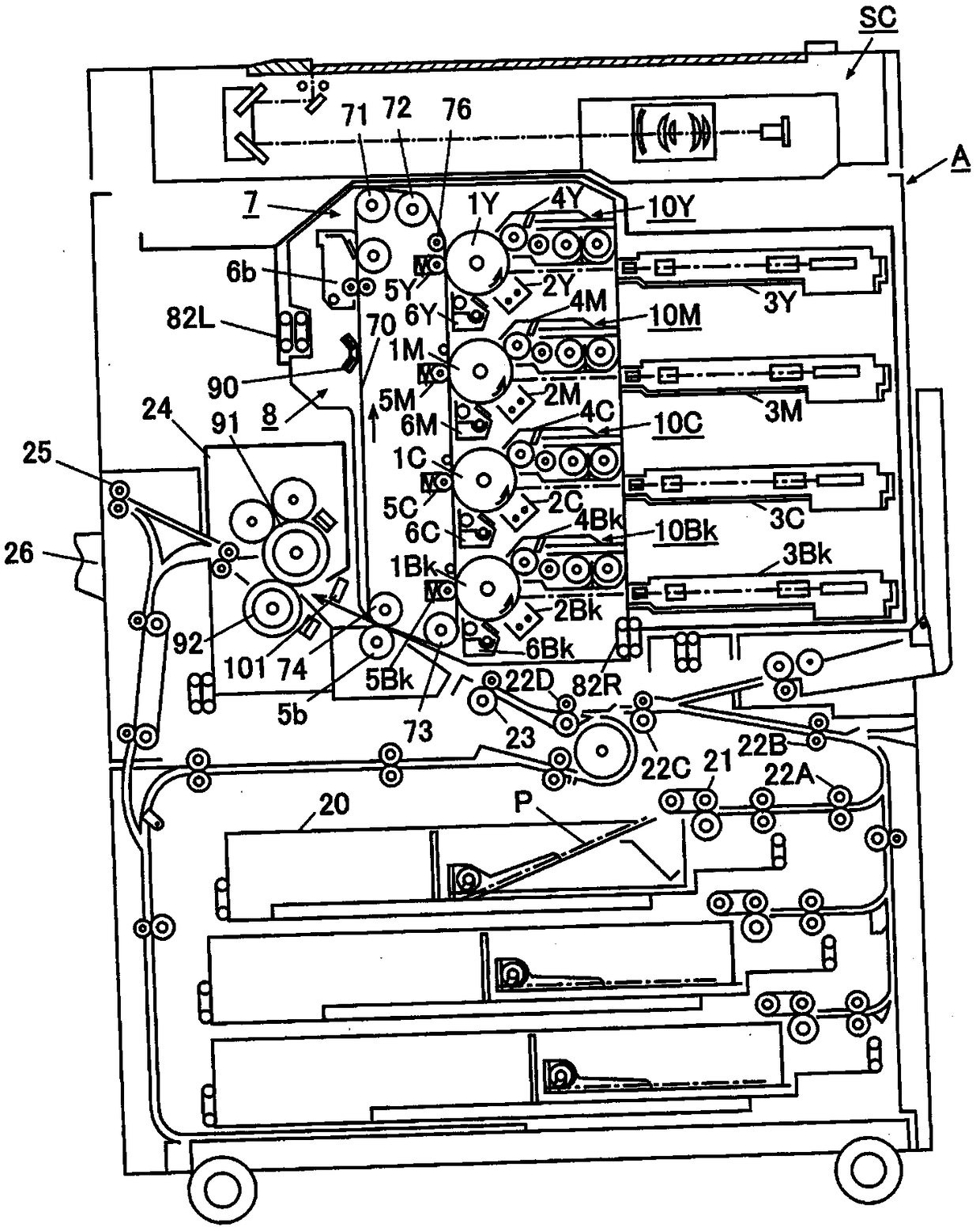 Image forming method, image forming apparatus, and toner image fixing apparatus