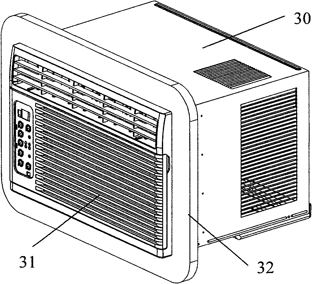 Wall-penetrating type air conditioner
