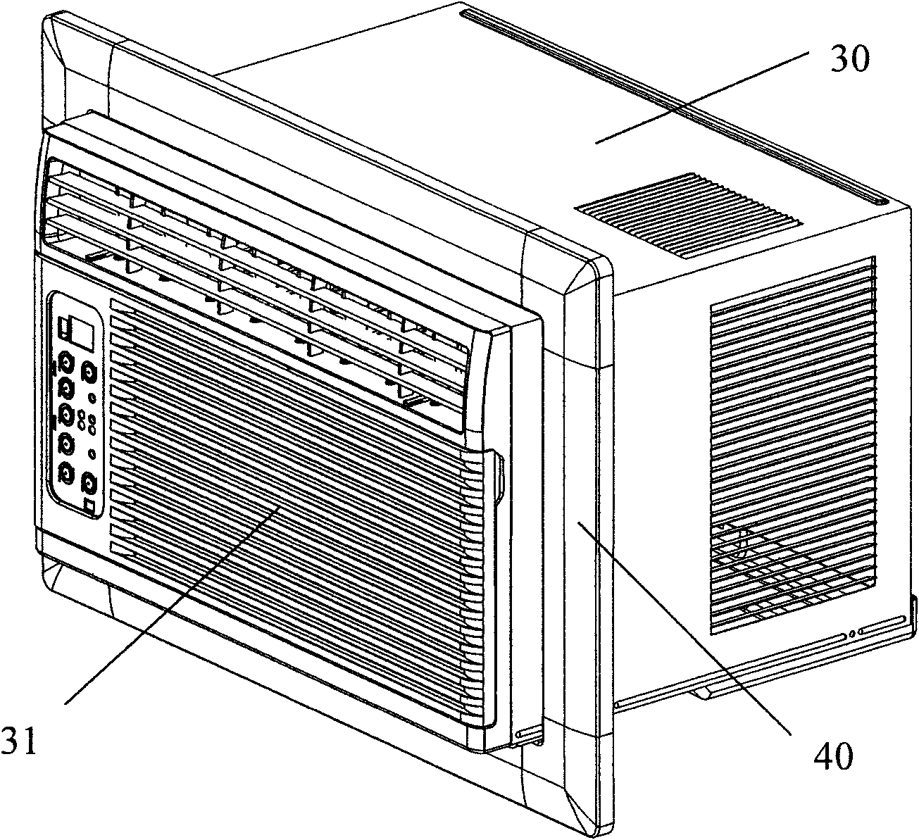 Wall-penetrating type air conditioner