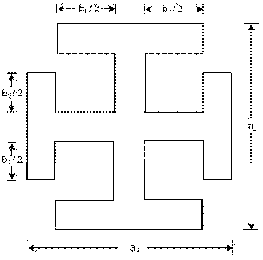 Metamaterial structure unit parameter simulation selection method and metamaterial structure unit parameter simulation selection device