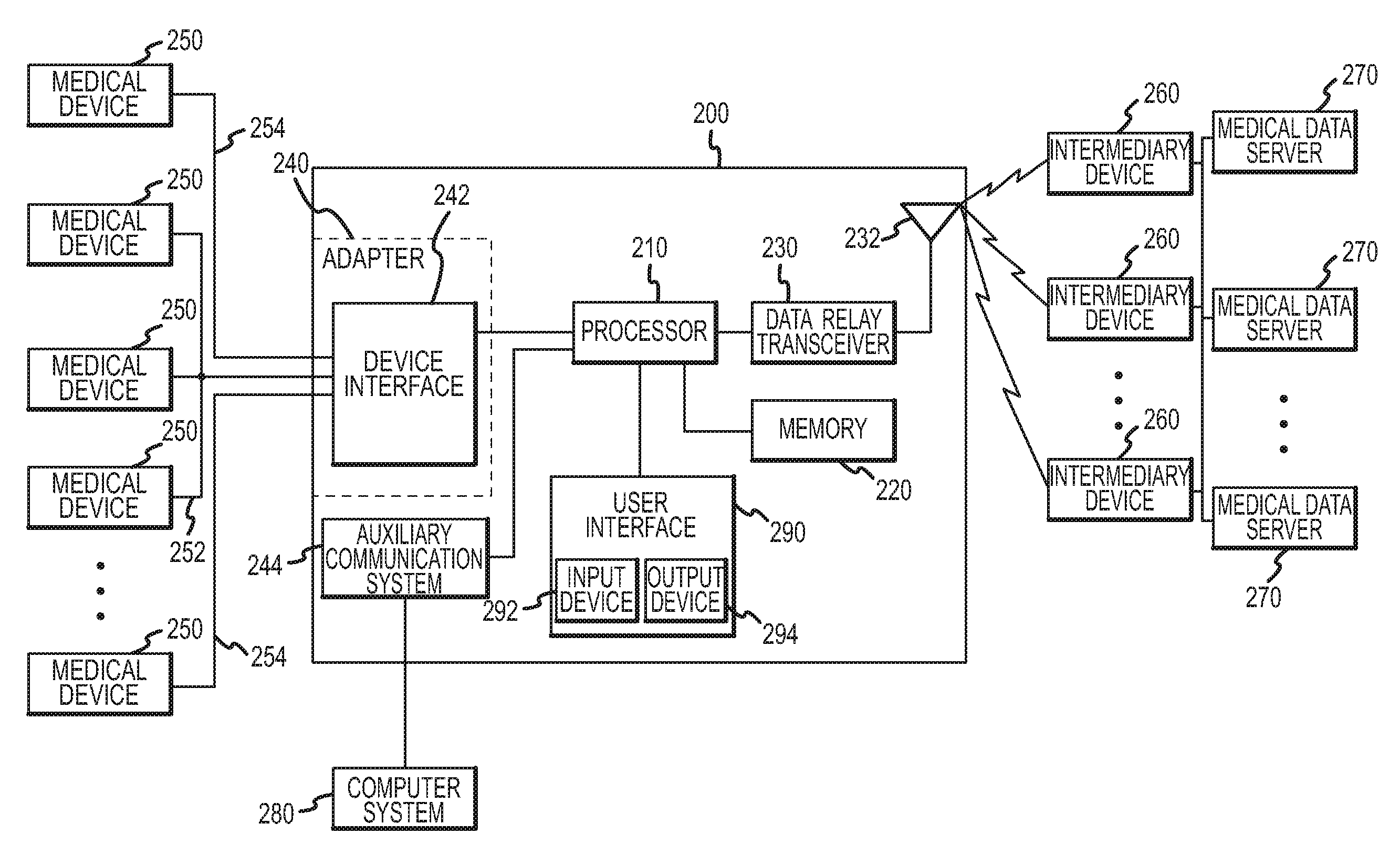 Systems and methods for medical data interchange using mobile computing devices
