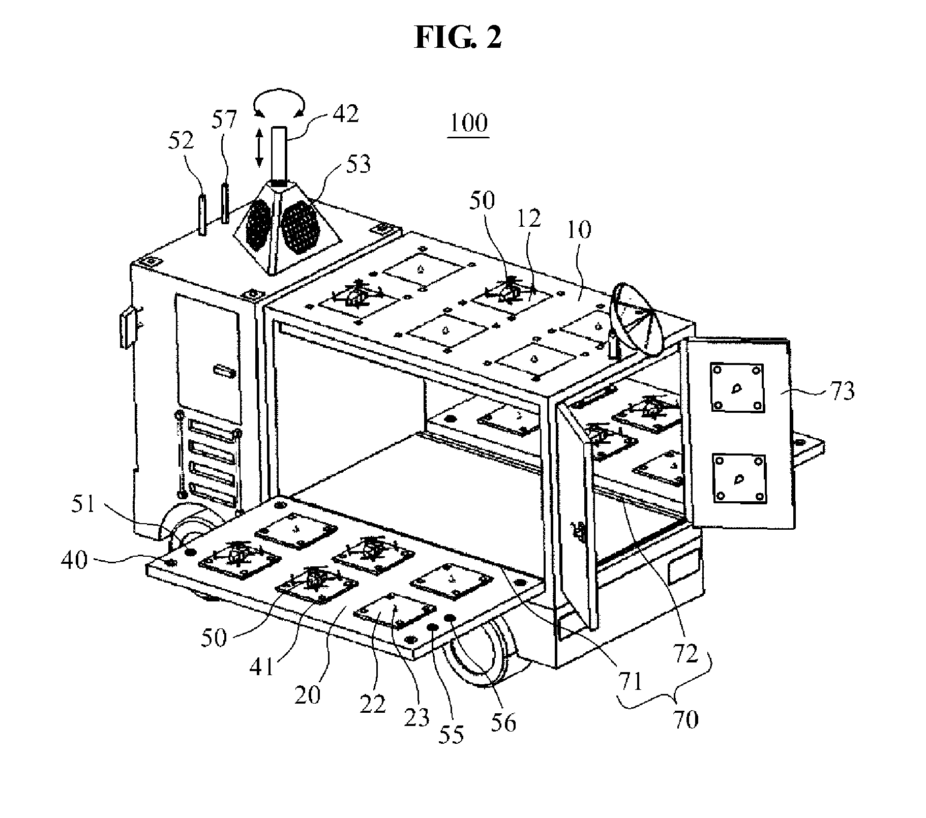Apparatus and method of charging and housing of unmanned vertical take-off and landing (VTOL) aircraft