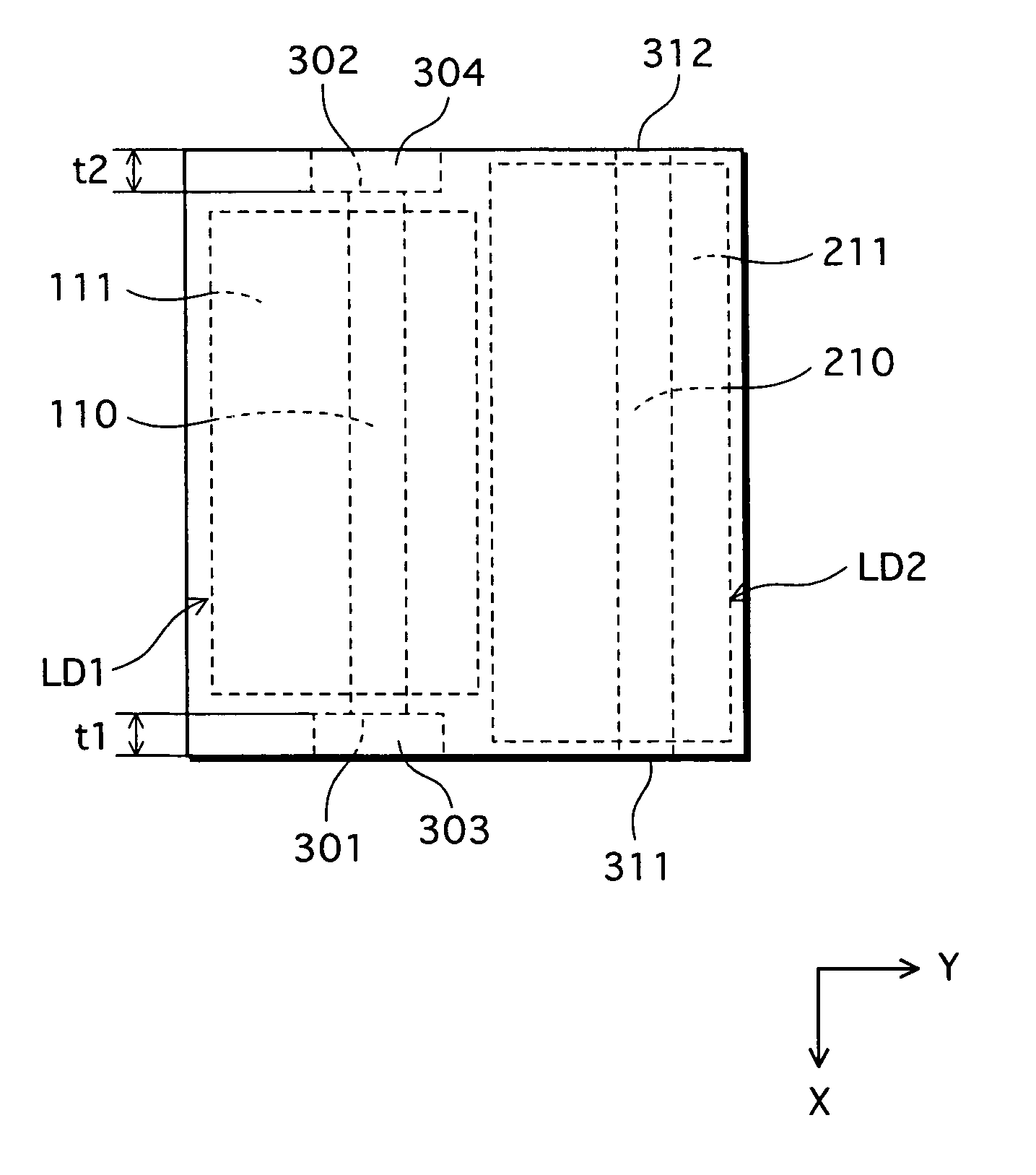 Integrated semiconductor laser diode module and manufacturing method of the same