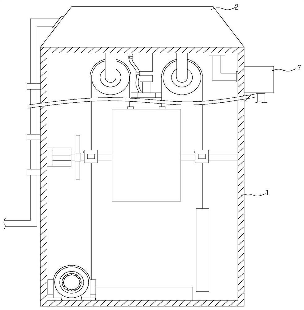 Lubricating equipment for elevator wire rope parts