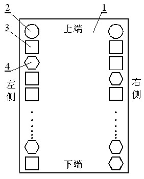 Clamp for sticky side sticker of non-ferrous metal electrolytic cathode board