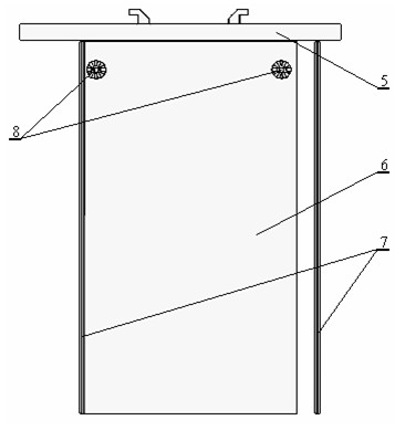 Clamp for sticky side sticker of non-ferrous metal electrolytic cathode board