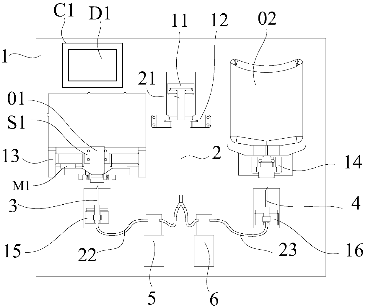 A kind of vial automatic dispensing system and method