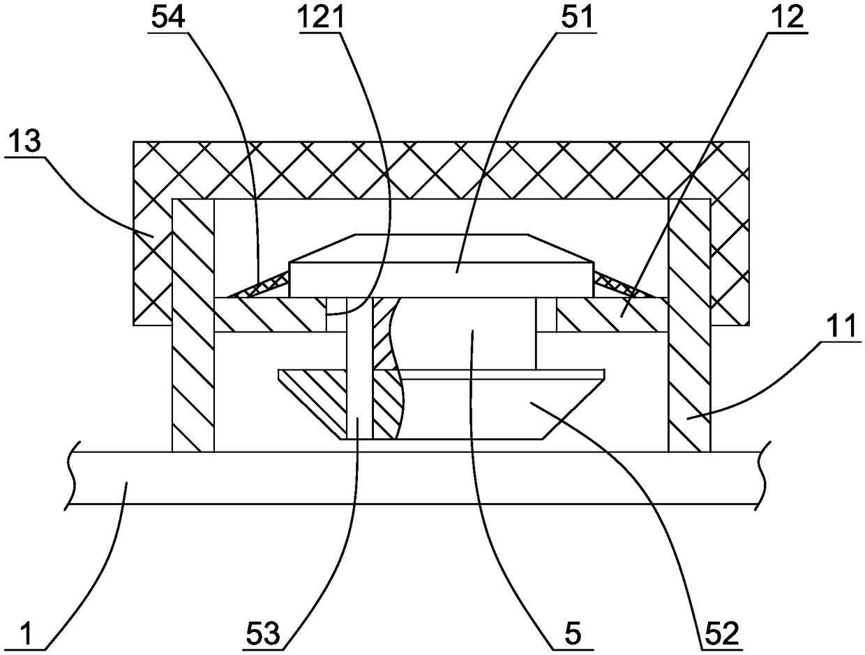 Method for sampling intertidal attaching organisms by means of portable sampling device