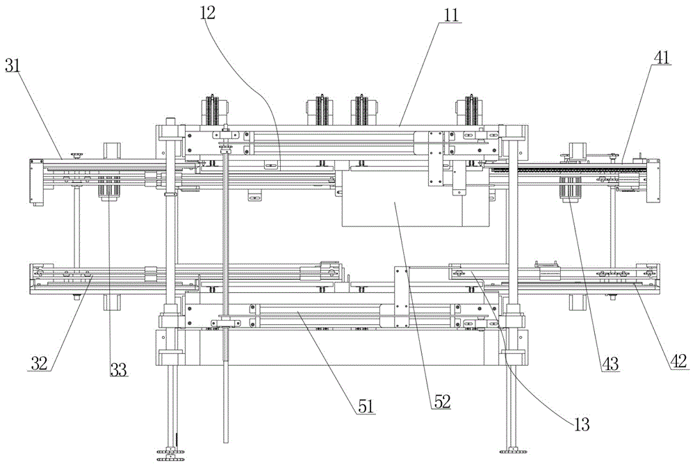 Position-adjustable automatic vertical baking furnace