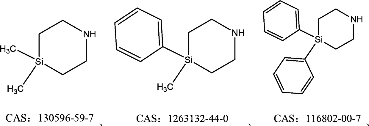 Silapiperidine derivatives and their preparation methods and uses