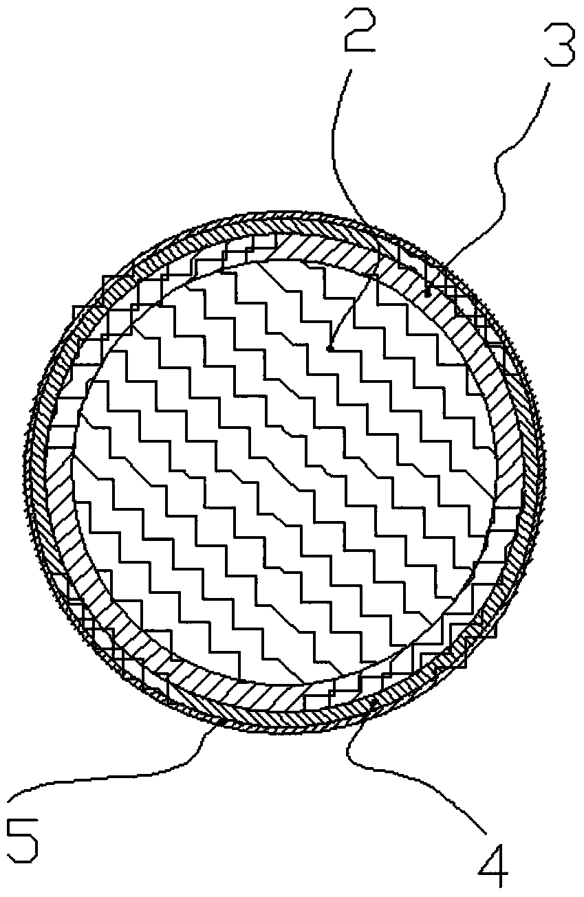Wire electrode for WEDM-LS electrical discharge machining and preparation method of wire electrode