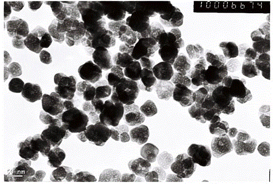 Preparation method of monodisperse super paramagnetic ferroferric oxide nanoparticles and ferroferric oxide nanoparticles