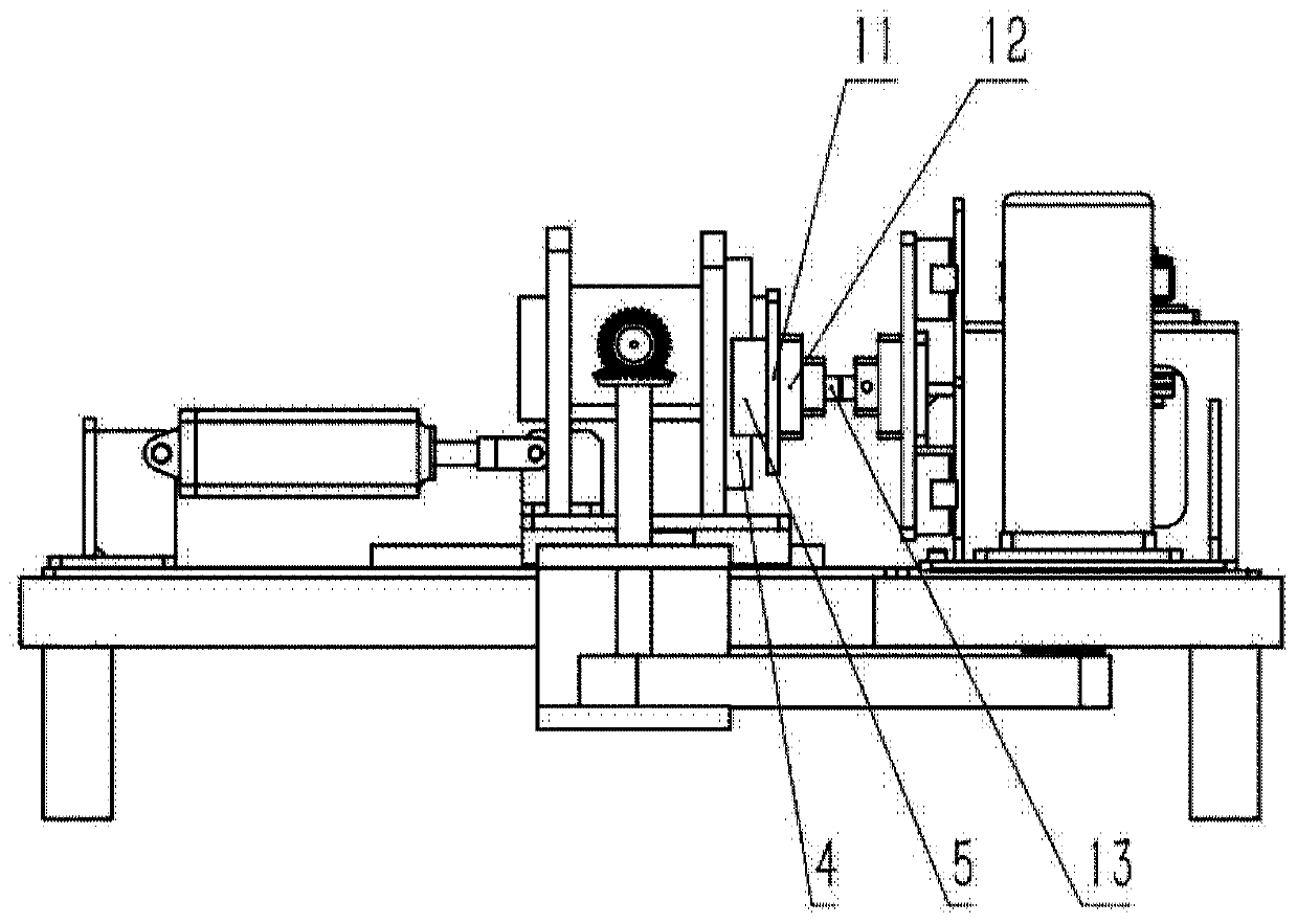Linear friction welding device