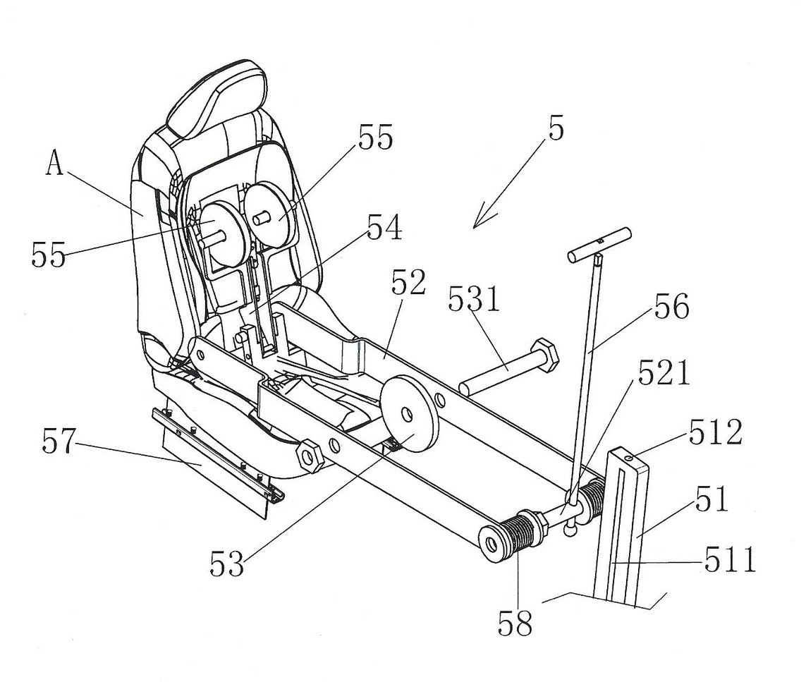 Seat creep experiment platform