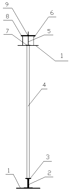 Rapid disassembling type supporting device and using method thereof