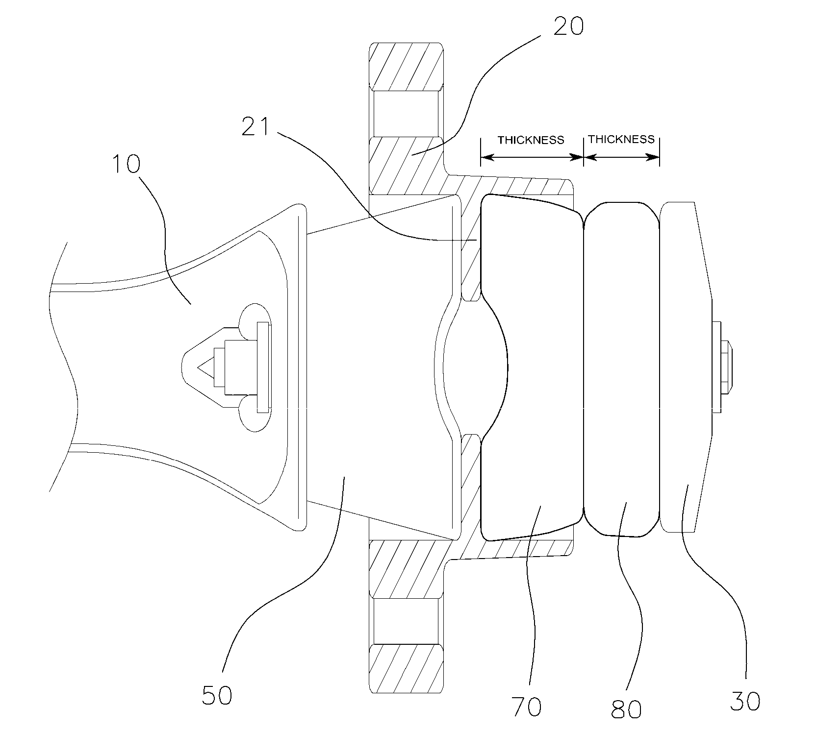 Structure of roll rod for vehicle