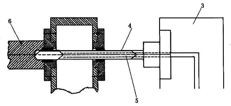 Glass mould deep hole processing machine tool