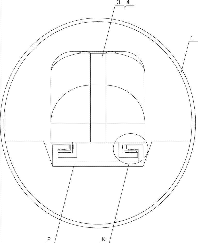 A vacuum track magnetic levitation train system