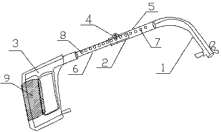 Novel telescopic saw frame