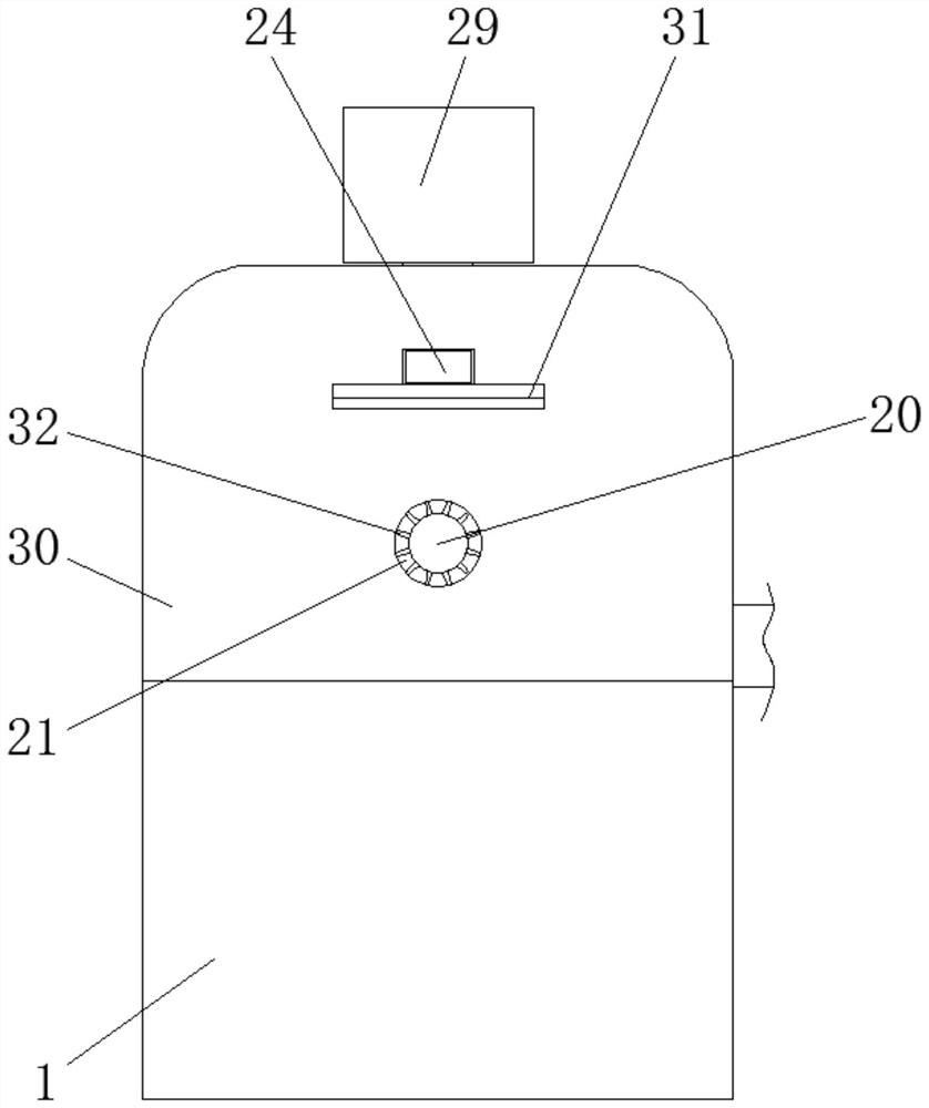 A hand dryer capable of filtering gas and dust which is convenient for assembly and disassembly