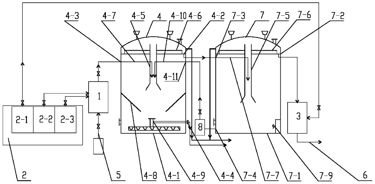 Efficient hardness removal device for high-concentration industrial waste liquid treatment and method thereof