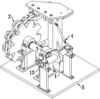 Pass type skip-plating and chain-separating preventing device for circular ring chain continuous hot-dip coating