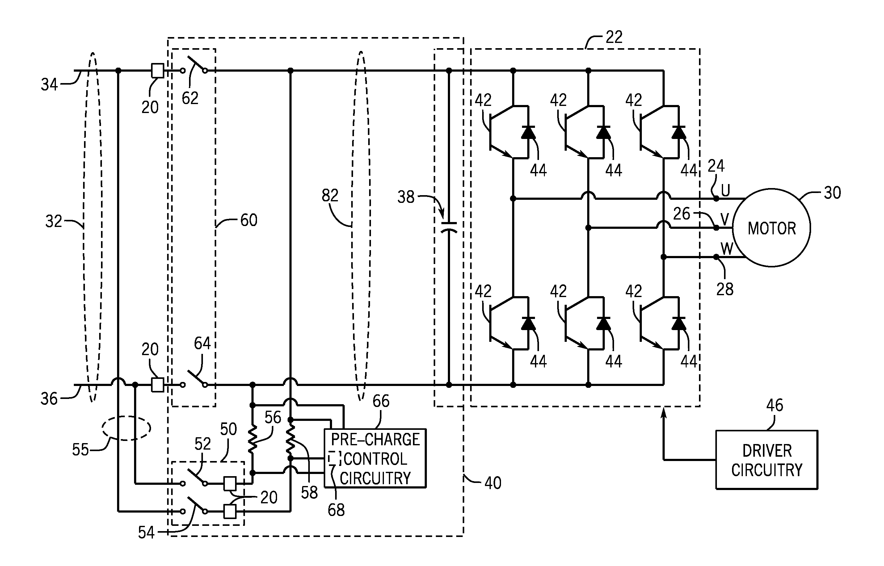 Systems and methods for manufacturing a pre-charge circuit module