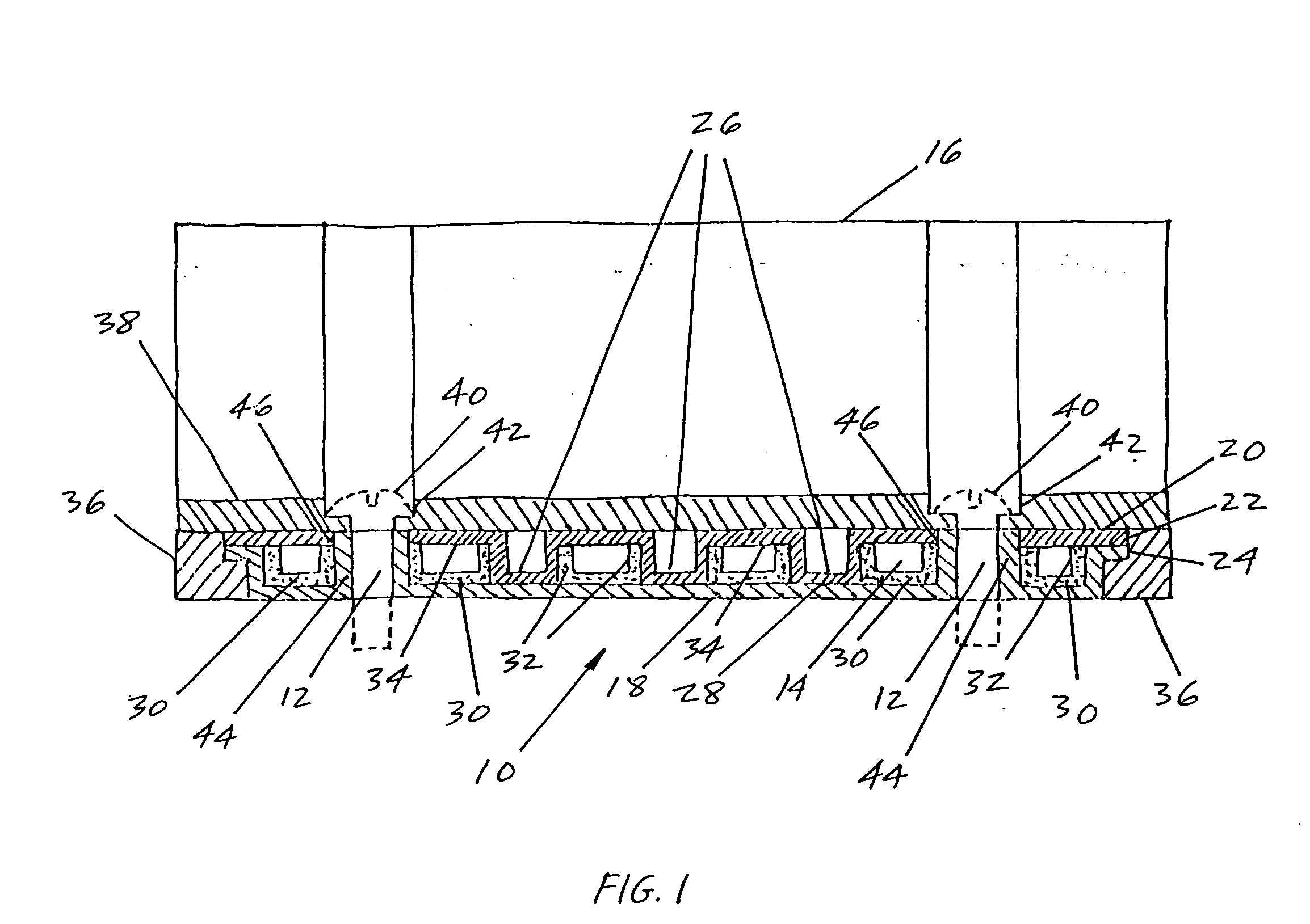 Integrated circuit heat pipe heat spreader with through mounting holes