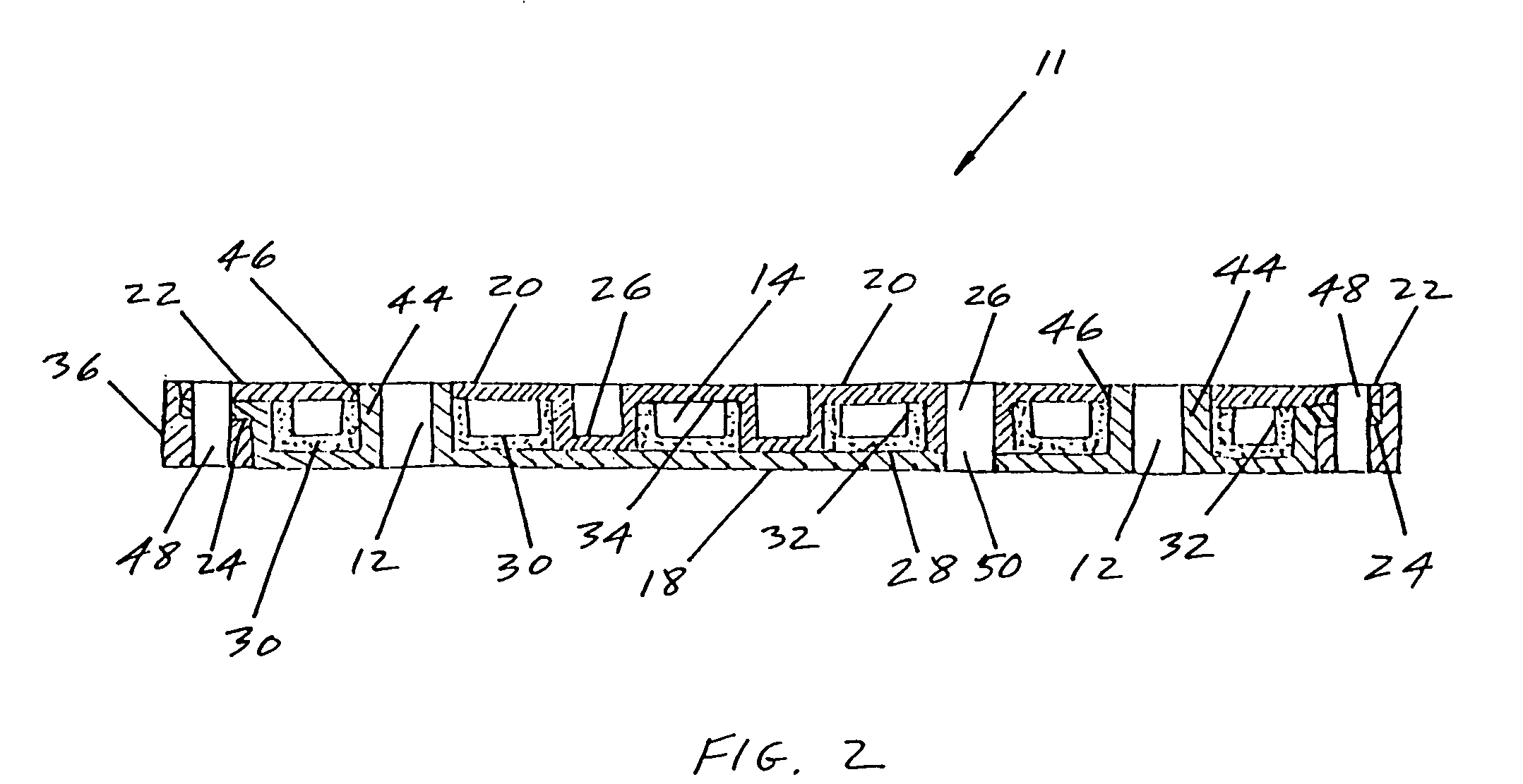 Integrated circuit heat pipe heat spreader with through mounting holes