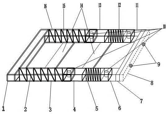 Unique solid and safe anti-collision frame
