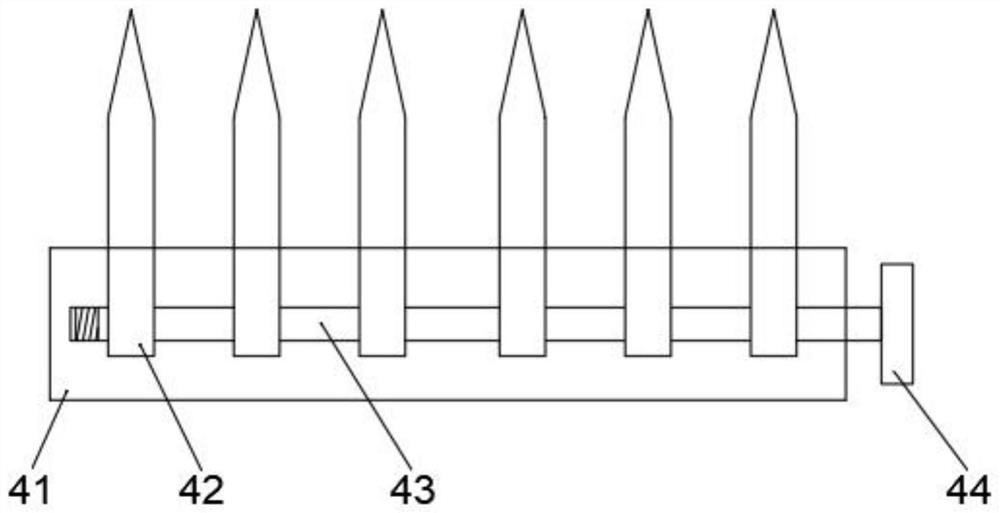 Cotton carding device with cotton box and impurity removing function