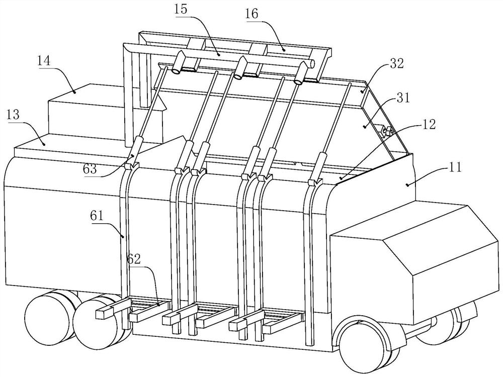 Novel garbage truck