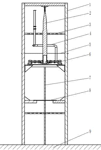 Detection system for single-jet-pipe rocket launch water-spray cooling noise-reduction effect