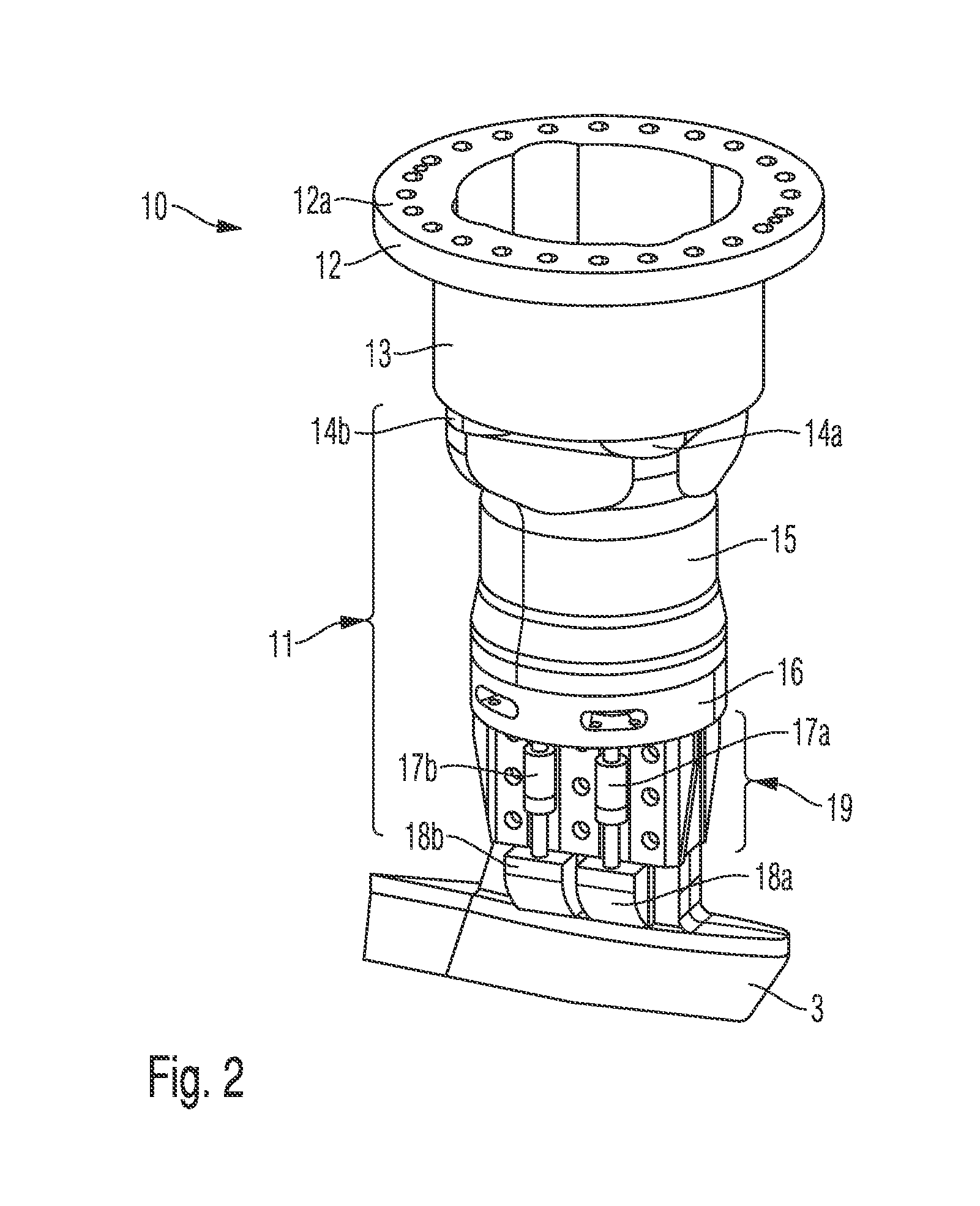 Wind tunnel balance and system with wing model and wind tunnel balance