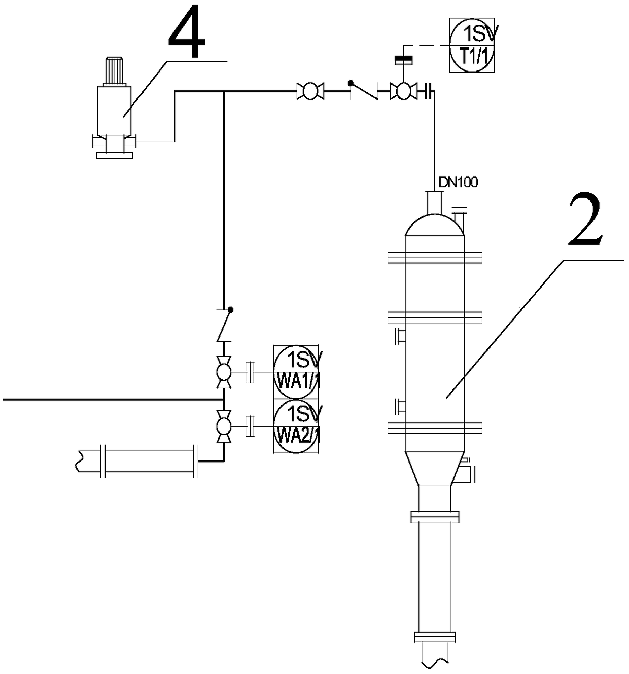 Automatic flushing device and method for paste resin polymerization kettle