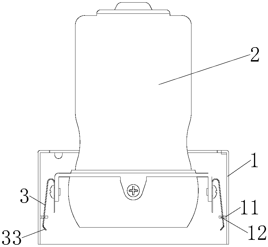 Elastic sheet type assembling mechanism for lamp