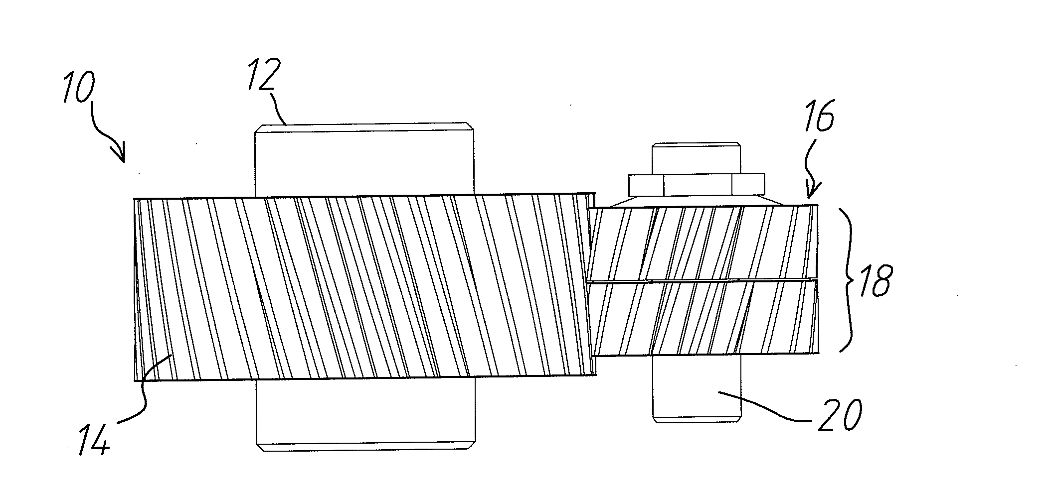 Zero backlash gear structure