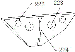 Oblique inserting type glue dispensing device