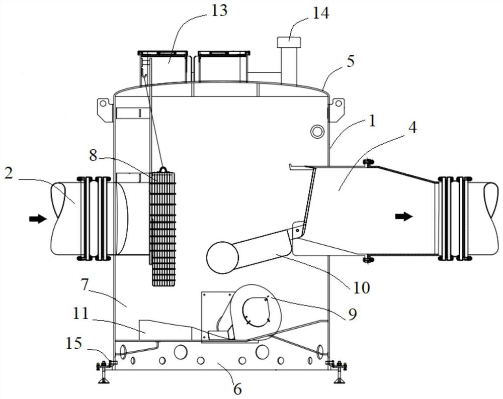 Integrated automatic intercepting well and intercepting method