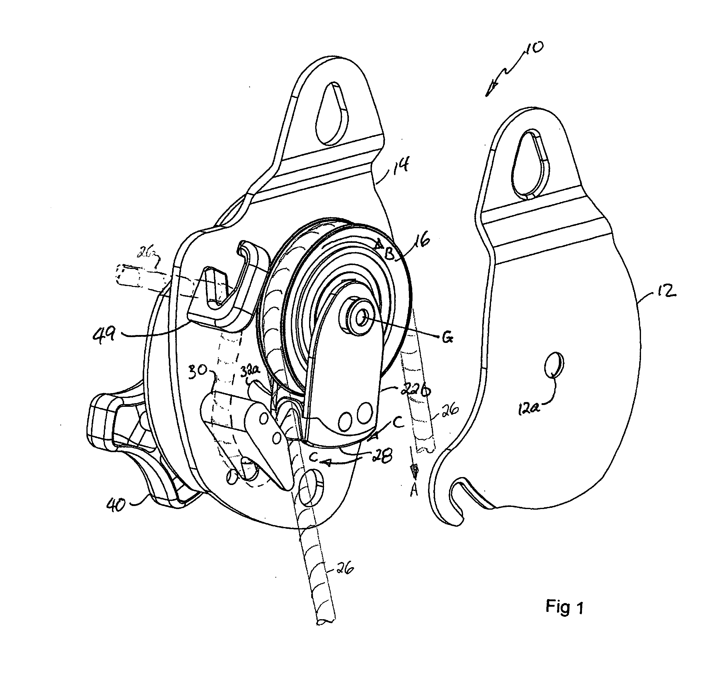 Combination descender, pulley and force limiting rope brake