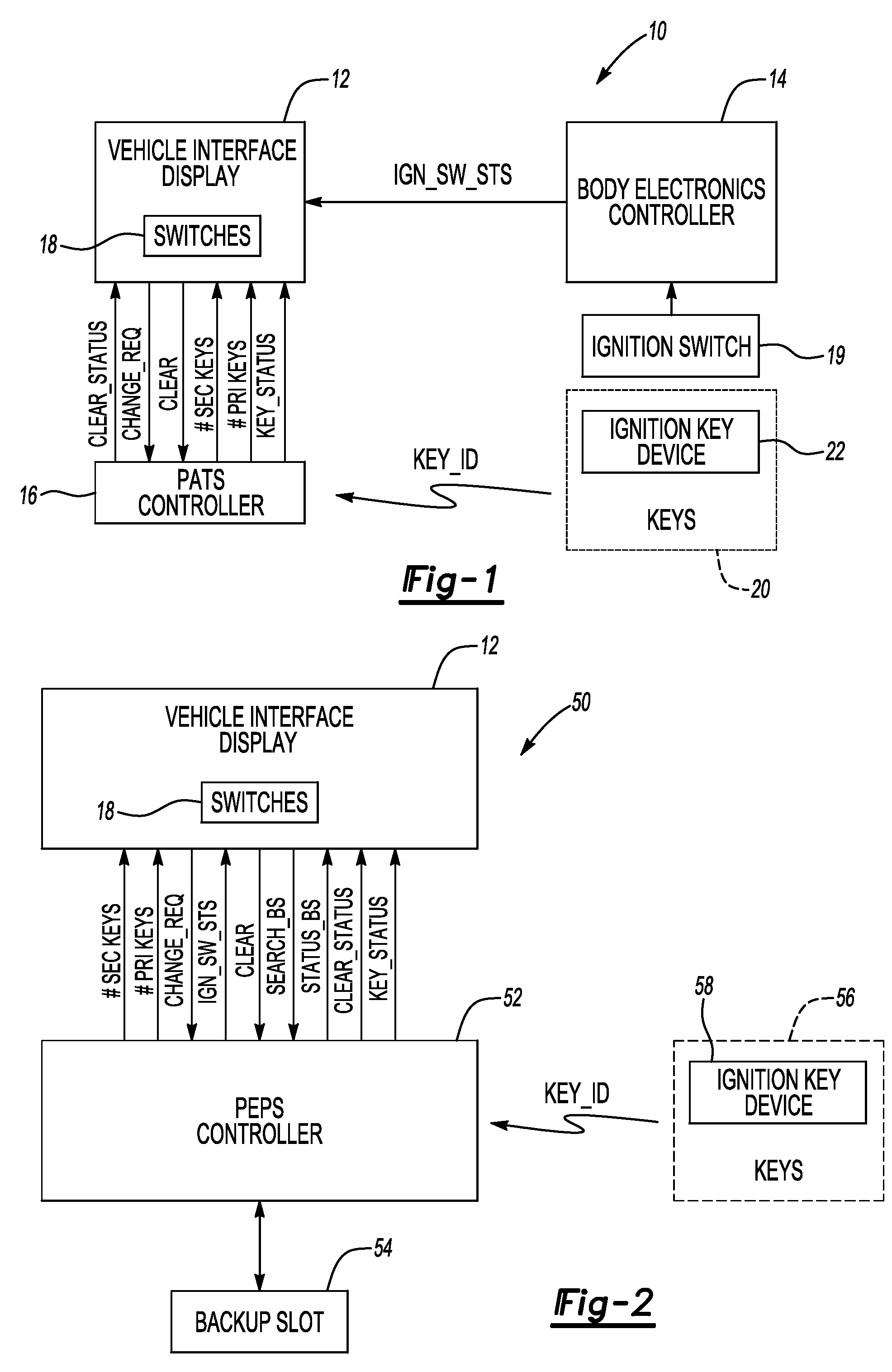 System and method for programming keys to vehicle to establish primary and secondary drivers