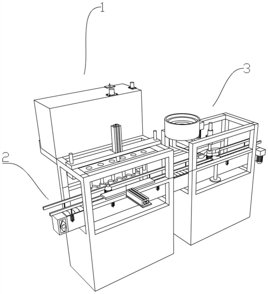 Drinking mineral water filling production device and method