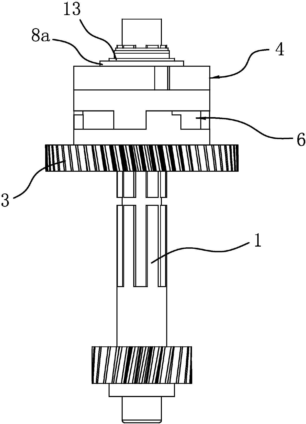 Transmission mechanism of two-way variable-speed motor