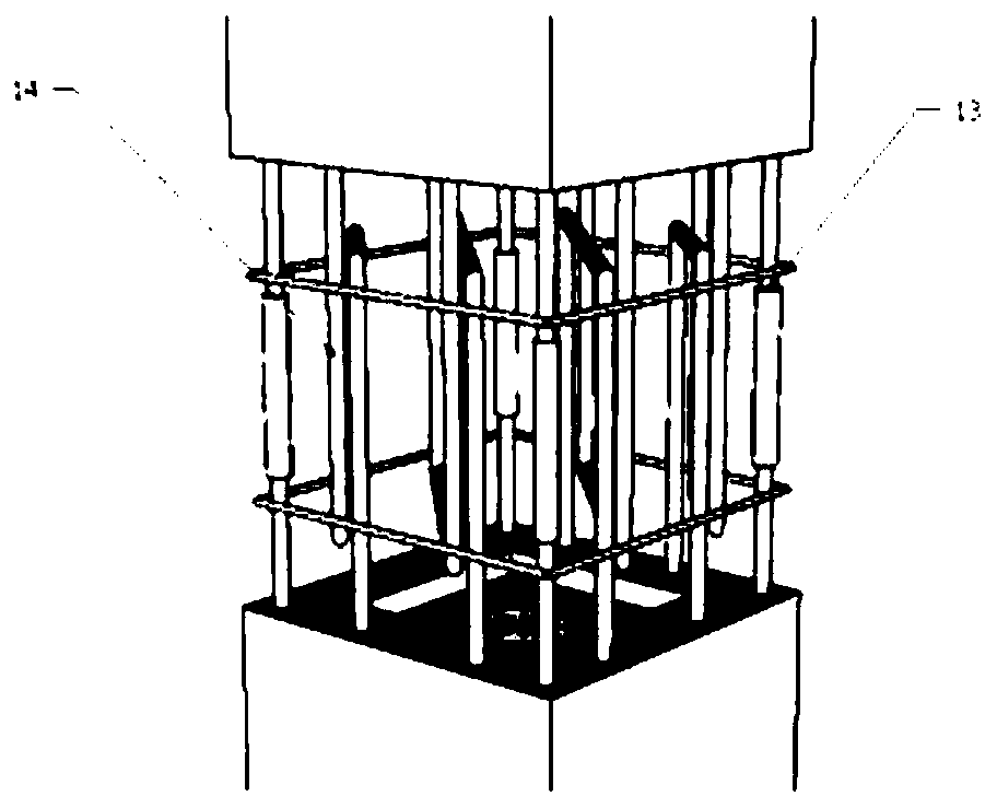 Substructure fabricated frame structure and construction method thereof