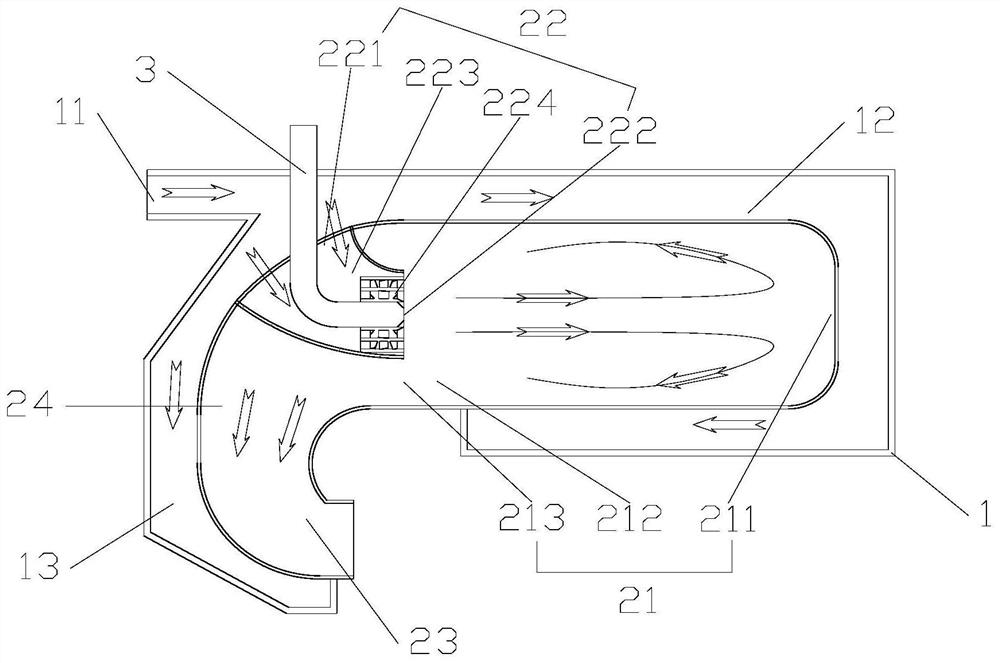 A low-pollution combustion chamber