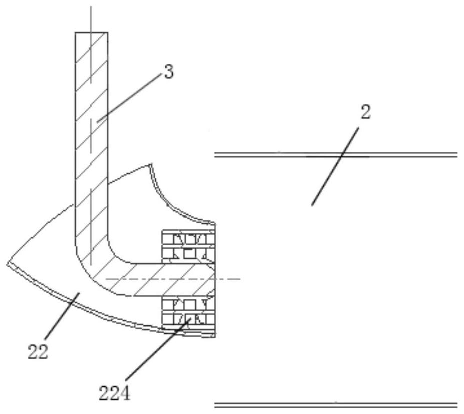 A low-pollution combustion chamber