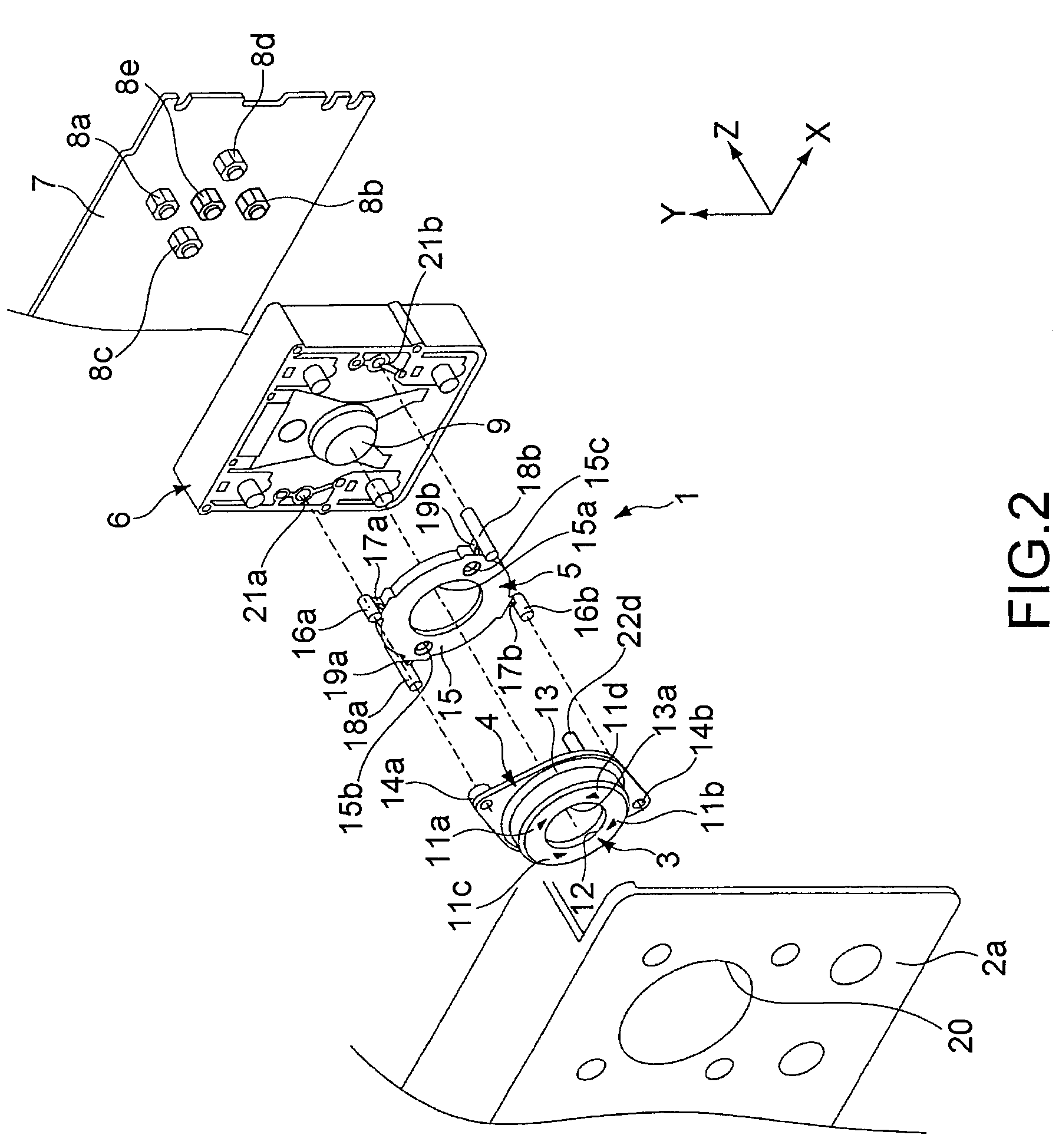 Multidirectional input apparatus and electronic device
