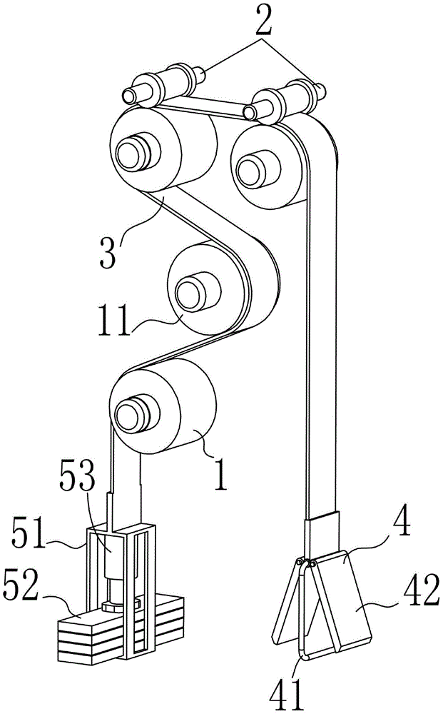 A cloth hoist with adjustable maximum height