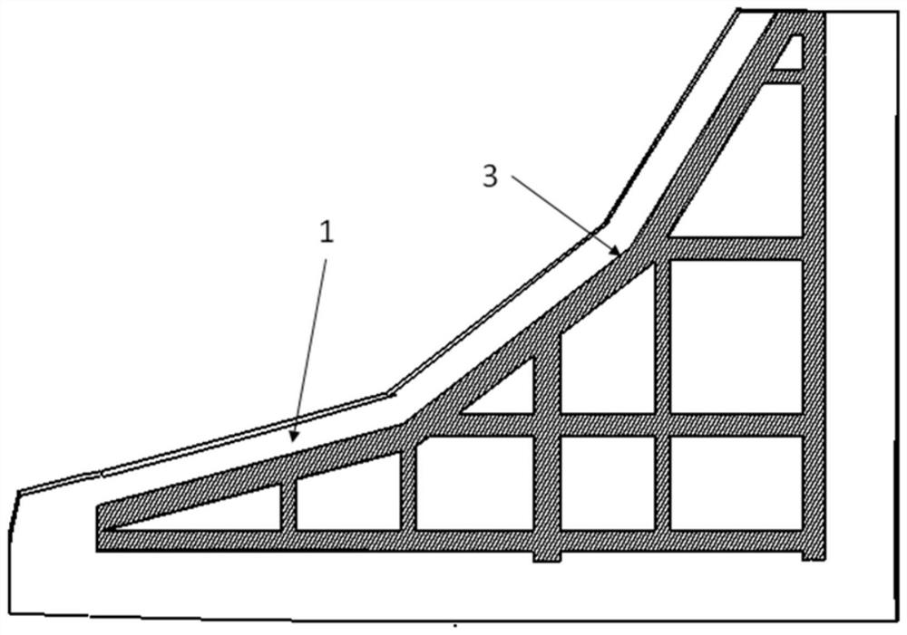 A partitioned pressure forming method for a closed airfoil structure